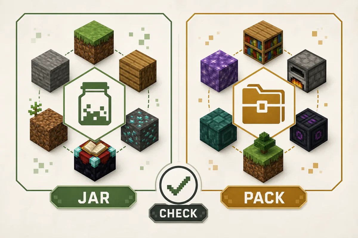 Editorial comparison of a Verity Java jar and a Verity modpack source check